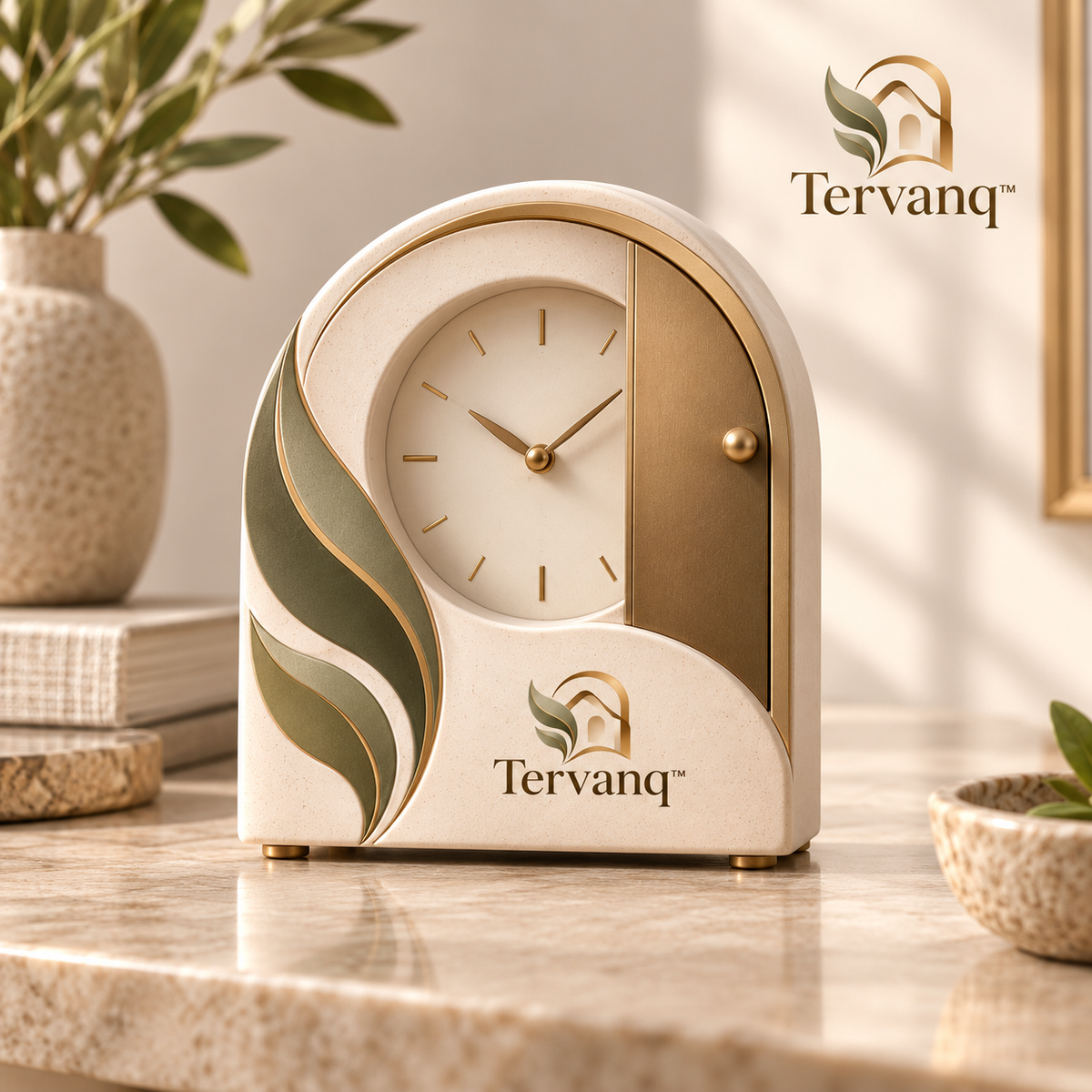 TERVANQ™ ArchWindow Table Clock