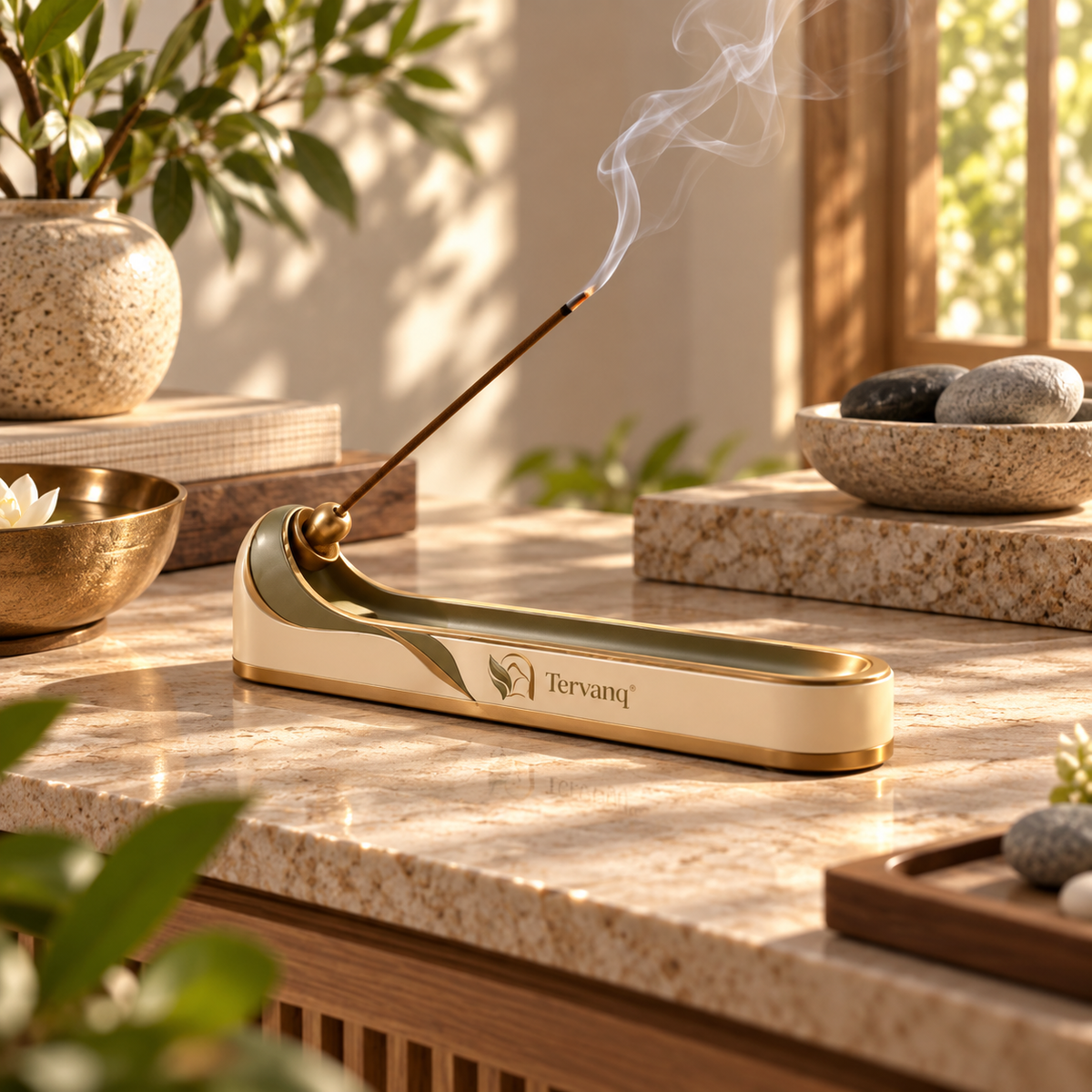 TERVANQ™ FoldChannel Incense Holder