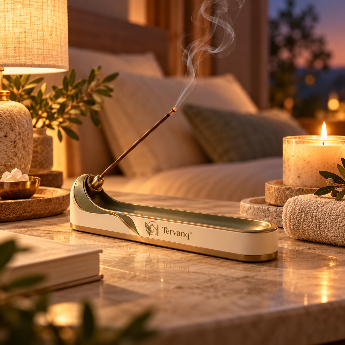 TERVANQ™ FoldChannel Incense Holder