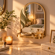 TERVANQ™ FoldShelf Accent Mirror