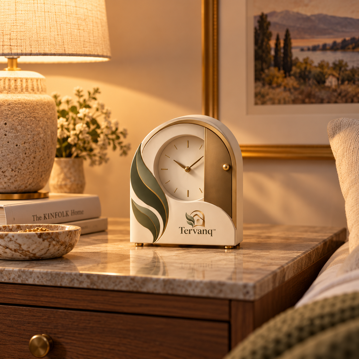 TERVANQ™ ArchWindow Table Clock